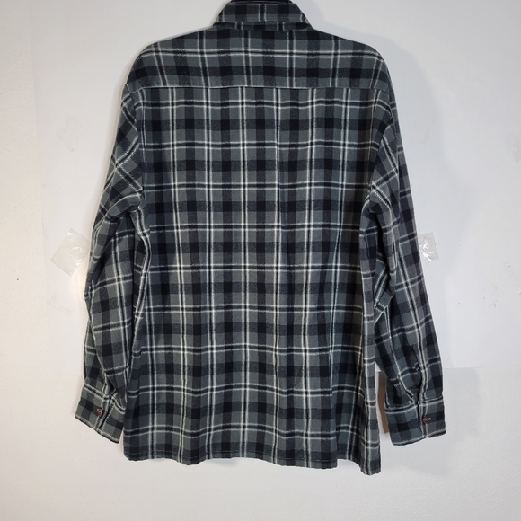 Mens Ozark Trail Plaid Long Sleeve Button front shirt Size Large - Picture 6 of 9